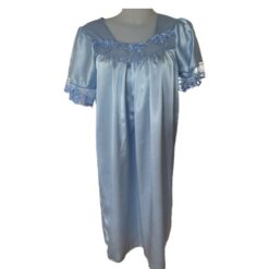 Gabrielle satin short sleeve n/dress (UK MADE)