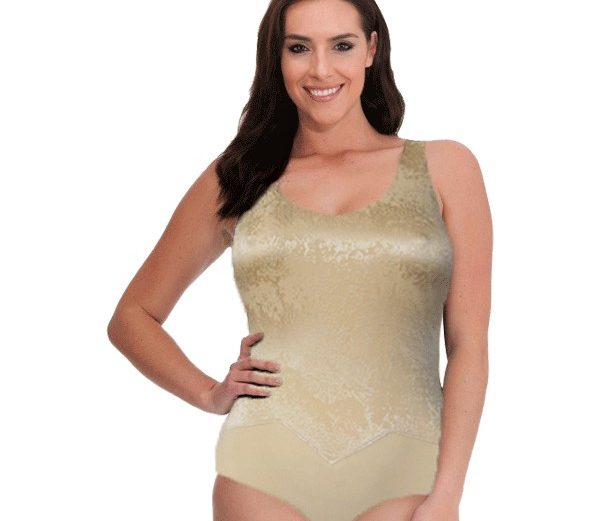 Part Lace Button Fastening Full Bodysuit (T7694)