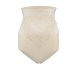 High Part Lace Covered Control Brief