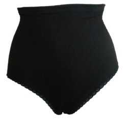 Lycra crinkle brief (black)