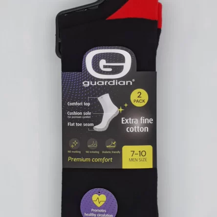Mens Circulation Socks (2 Pairs per Pack)